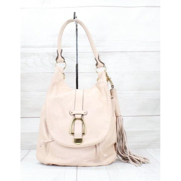 G.I.L.I Handbags - G.I.L.I. Pink Leather Convertible Backpack Purse Hobo Shoulder Bag